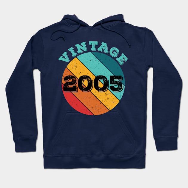 2005 Vintage Shirt, Birthday Gift Tee. Retro Style T-Shirt Hoodie by LittleBoxOfLyrics